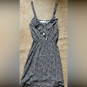 Loft Dress, Black and white pattern, size Small